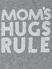 Baby Boys Mom's Hugs Graphic Bodysuit