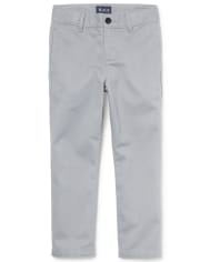 Boys Uniform Stretch Straight Chino Pants