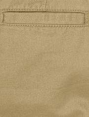 Pantalones chinos elásticos uniformes para niños - Husky