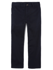 Pantalon chino droit extensible pour uniforme de garçon - Husky