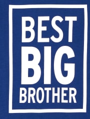 Camiseta gráfica Best Big Brother para bebés y niños pequeños