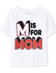 Baby And Toddler Boys Mom Graphic Tee