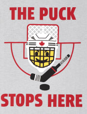 T-shirt graphique de hockey pour bébés et tout-petits garçons