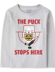 T-shirt graphique de hockey pour bébés et tout-petits garçons
