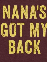 Camiseta gráfica de Nana para bebés y niños pequeños