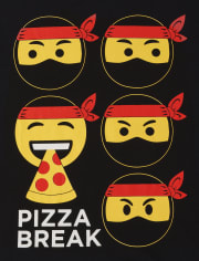Boys Pizza Ninja Graphic Tee