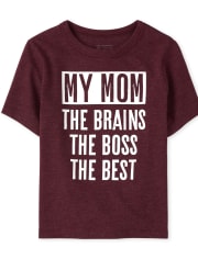 Camiseta estampada My Mom para bebés y niños pequeños