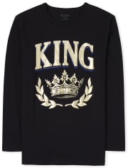 Mens Matching Family Royalty Graphic Tee
