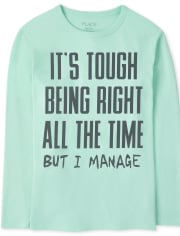 Boys Right All The Time Graphic Tee