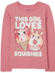 Girls Love Squishies Graphic Tee