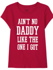 Girls Matching Family Daddy Graphic Tee