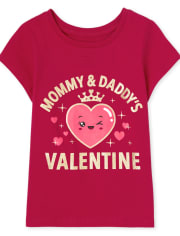 Baby And Toddler Girls My Heart Graphic Tee