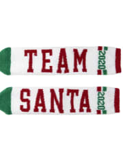 Lot de 2 paires de chaussettes confortables Team Santa unisexe pour adulte
