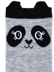 Girls Animal Crew Socks 6-Pack