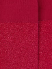 Girls Metallic Tights