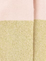 Toddler Girls Metallic Tights