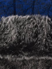 Boys Cable Knit Trapper Hat