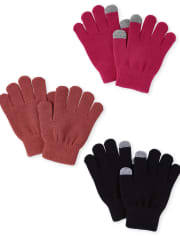 Paquete de 2 guantes para enviar mensajes de texto para niñas