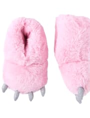 Toddler Girls Dino Foot Slippers