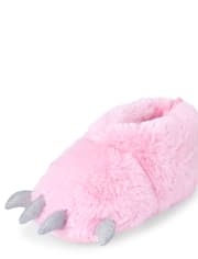 Toddler Girls Dino Foot Slippers