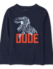 Boys Graphic Thermal Top