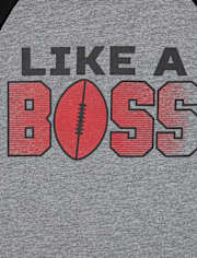 Camiseta con capucha raglán gráfica para niños