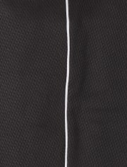 Pantalones jogger de malla con rayas laterales para niños