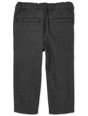 Toddler Boys Herringbone Skinny Dress Pants