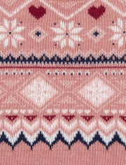 Toddler Girls Fairisle Sweater
