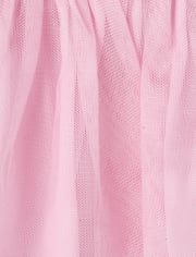 Baby And Toddler Girls Rainbow Heart Tutu Dress