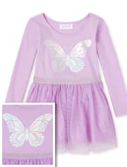 Baby And Toddler Girls Butterfly Tutu Dress