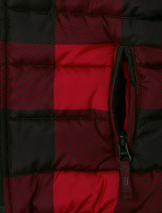 Toddler Boys Buffalo Plaid Puffer Jacket