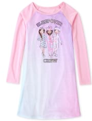 Camisón con equipo para fiesta de pijamas para niñas