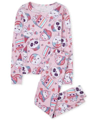 Girls Squishies Snug Fit Cotton Pajamas