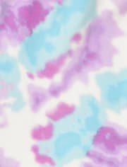 Baby And Toddler Girls Tie Dye Cozy Leggings