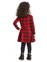 Baby And Toddler Girls Buffalo Plaid Everyday Dress