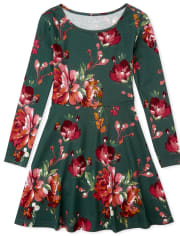 Vestido diario floral para niñas