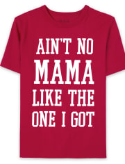 Camiseta con estampado Family Mama a juego para niños