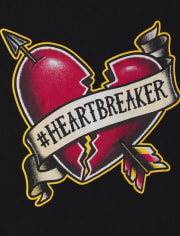 Camiseta estampada Heartbreaker para niños