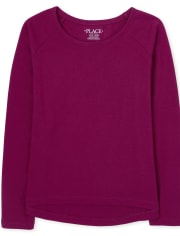 T-shirt à superposition basique pour fille