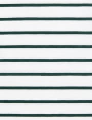 T-shirt basique à superposition rayé pour fille