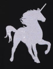 Top con corte gráfico para niñas