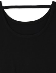 Top con corte gráfico para niñas