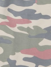 Girls Print Fleece Lined Cozy Leggings