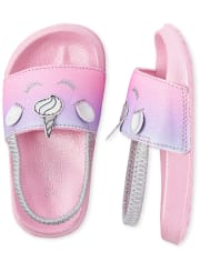 Toddler Girls Glitter Unicorn Slides