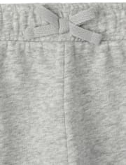 Girls Rainbow Fleece Jogger Pants