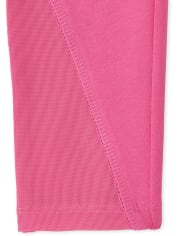 Leggings de malla de talle alto para niñas