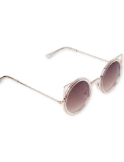 Girls Round Cat Sunglasses