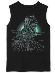 Boys Graphic Muscle Tank Top