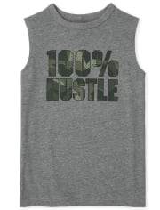 Boys Graphic Muscle Tank Top